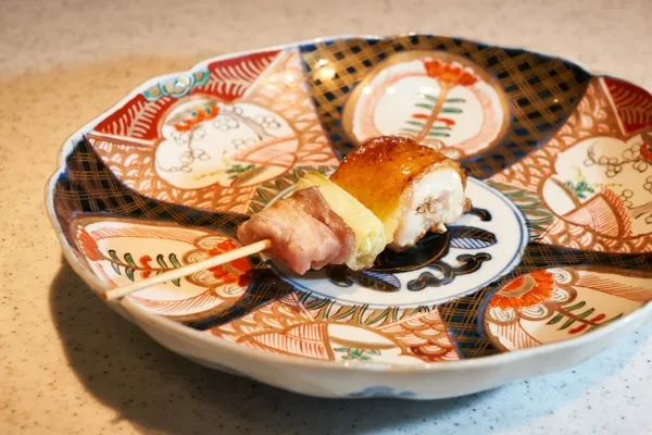 焼鳥umの串と薬味